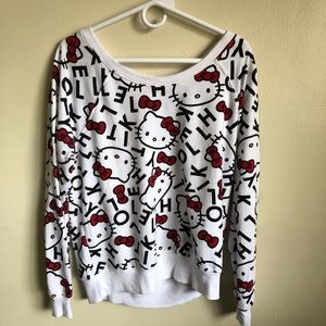 Forever 21 Hello Kitty Print Sweater XL